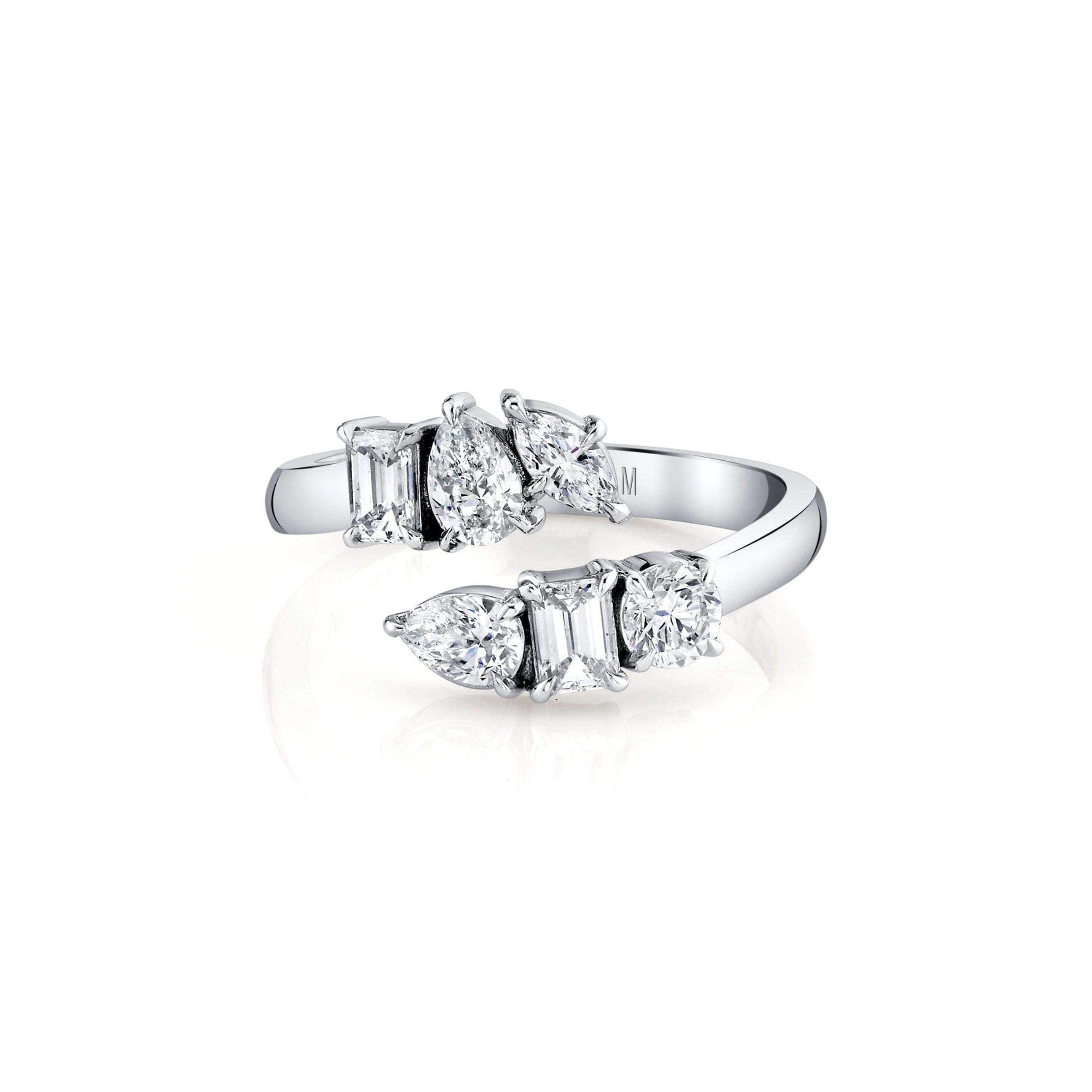 MICHAEL M Fashion Rings Montage Bypass Ring