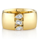MICHAEL M Fashion Rings Montage Cigar Band