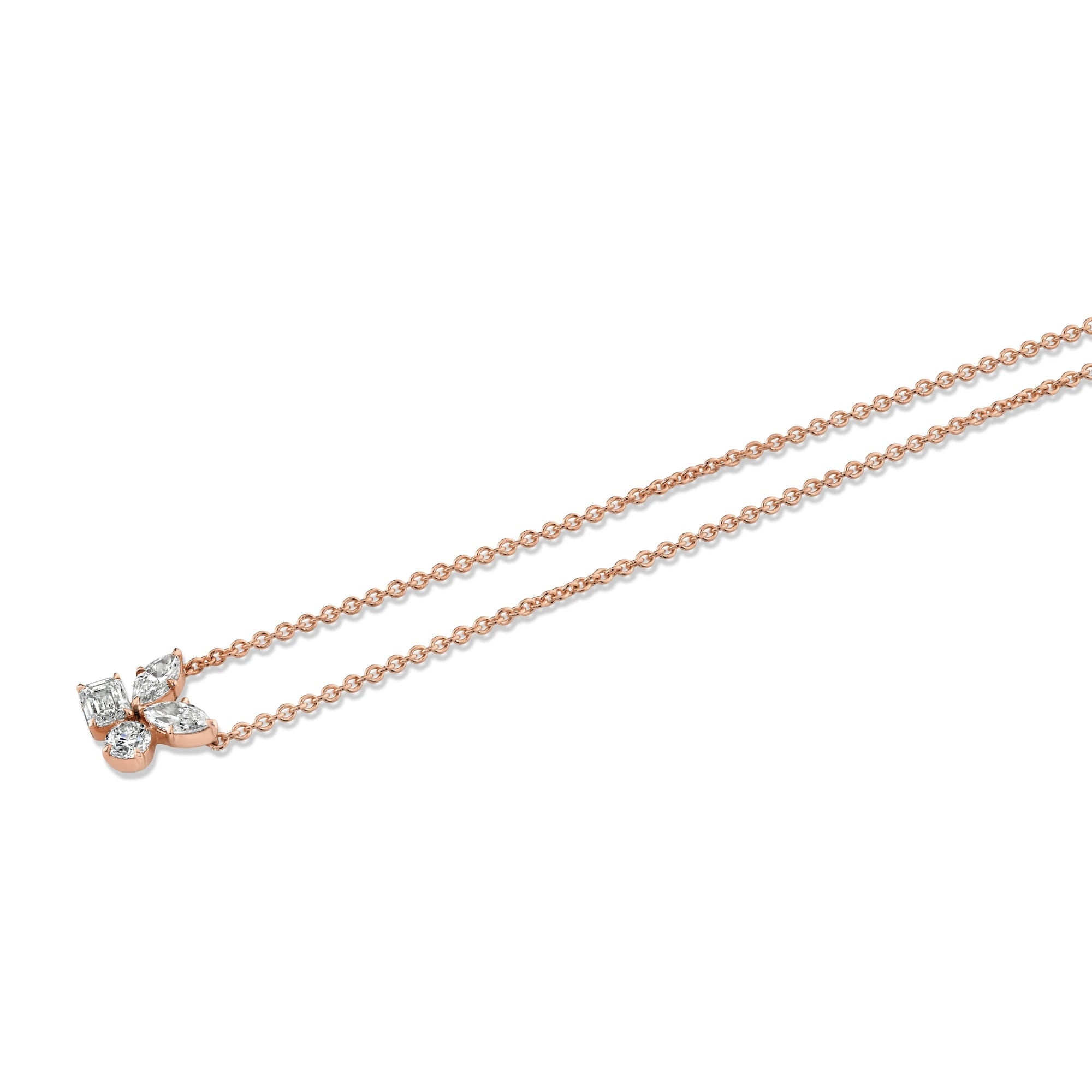 MICHAEL M Fashion Rings Montage Cluster Necklace