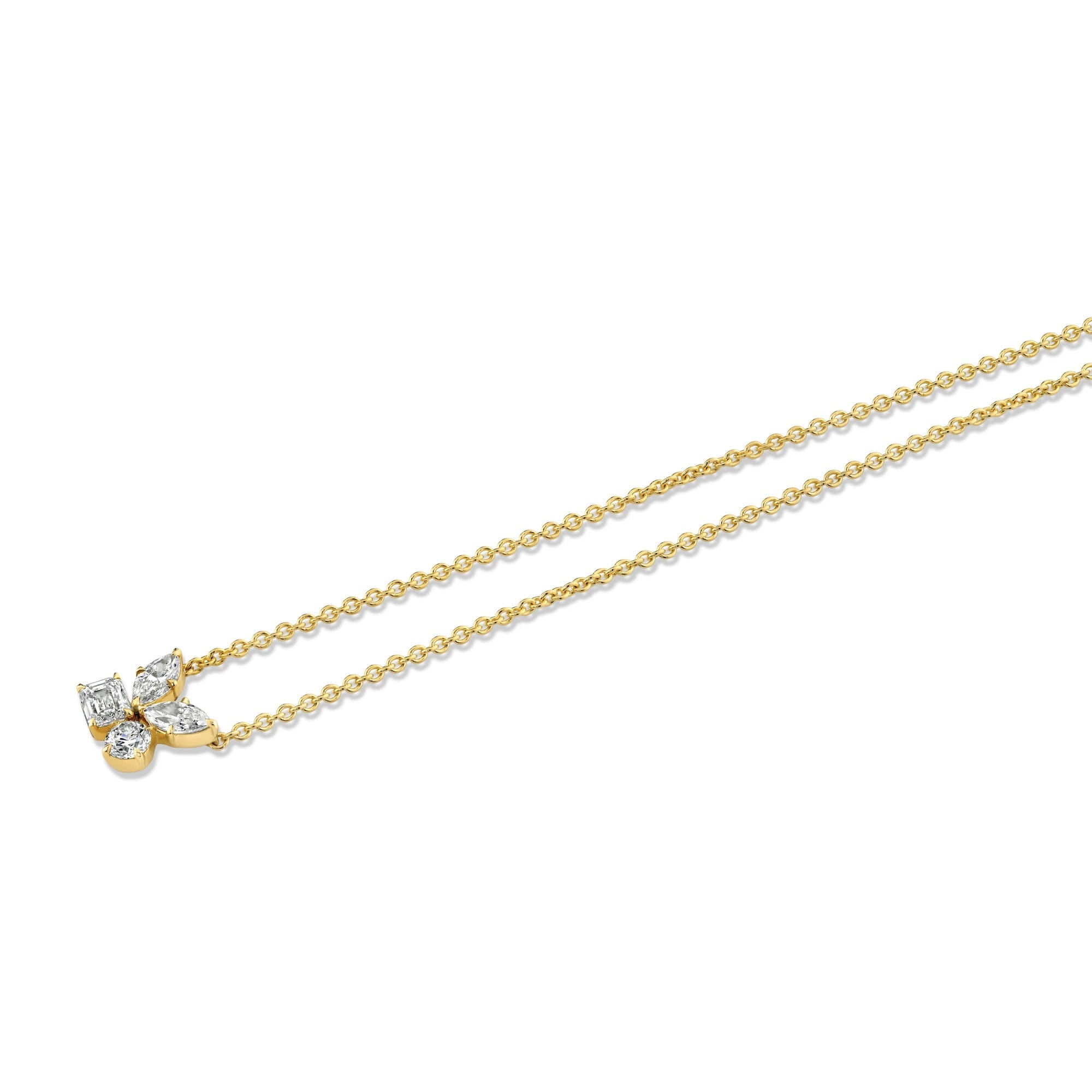 MICHAEL M Fashion Rings Montage Cluster Necklace