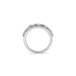 MICHAEL M Fashion Rings Montage Double Band Ring