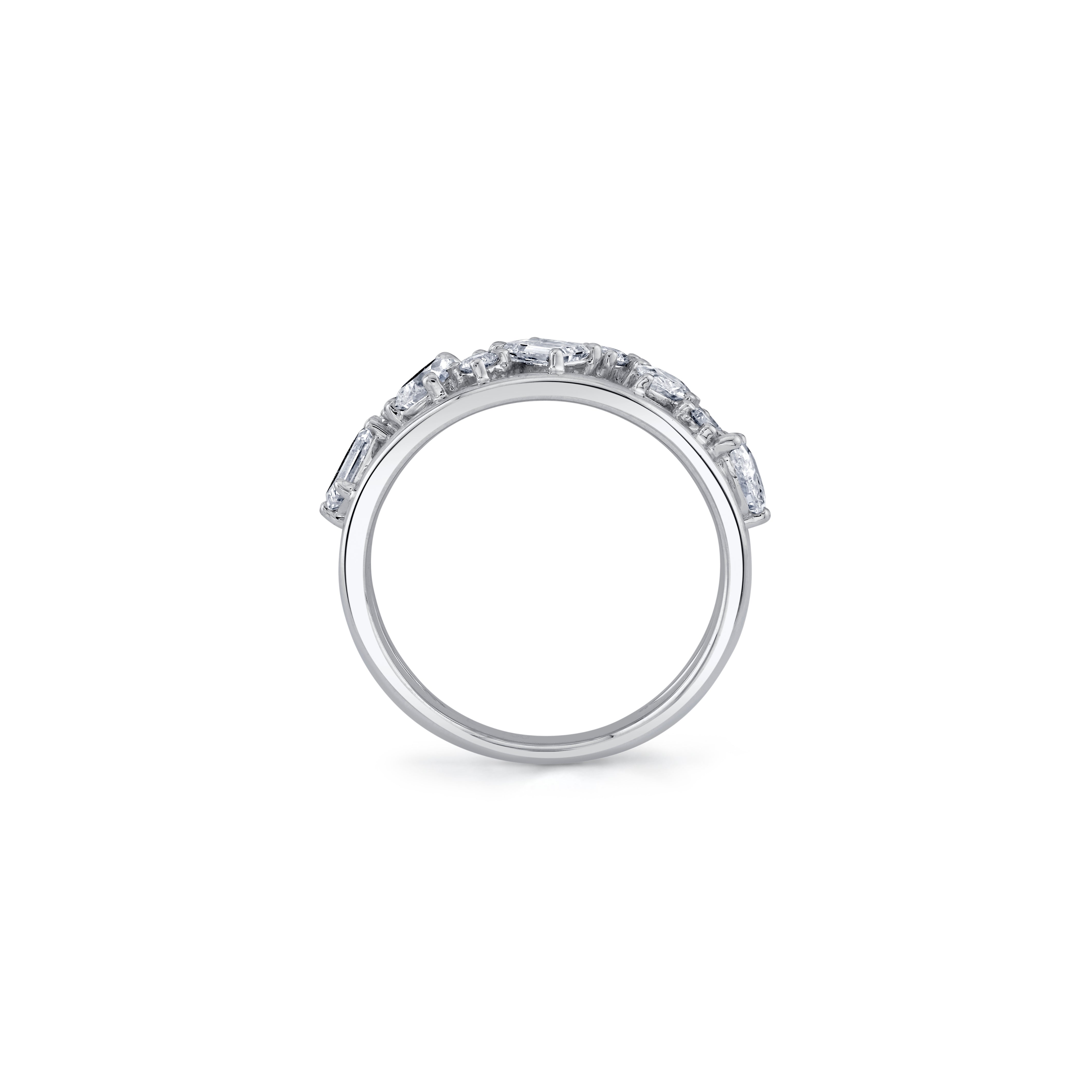 MICHAEL M Fashion Rings Montage Double Band Ring