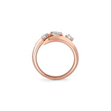 MICHAEL M Fashion Rings Montage Knife Edge Bypass Ring