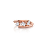 MICHAEL M Fashion Rings Montage Knife Edge Bypass Ring