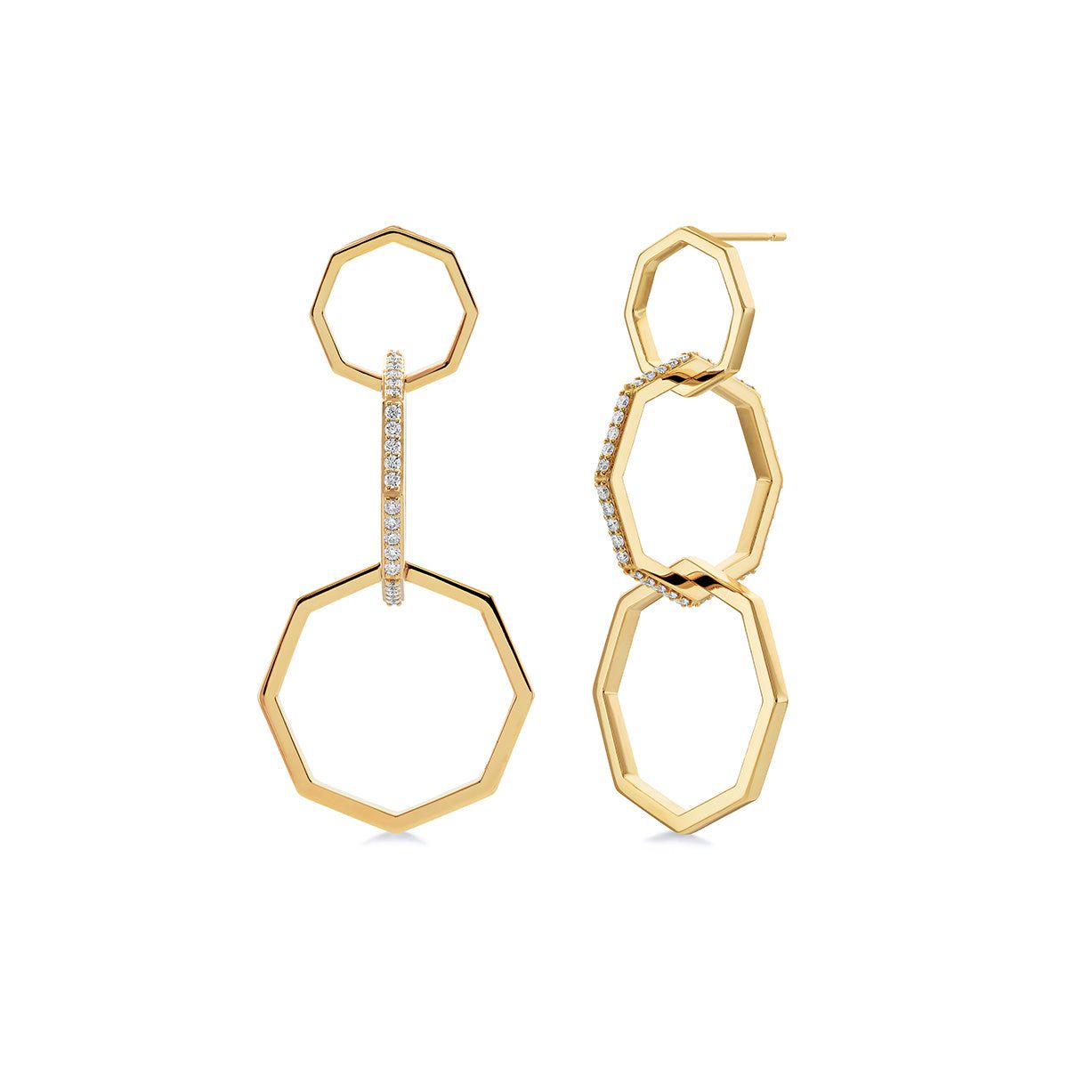 MICHAEL M Fashion Rings Octave Drop Earrings