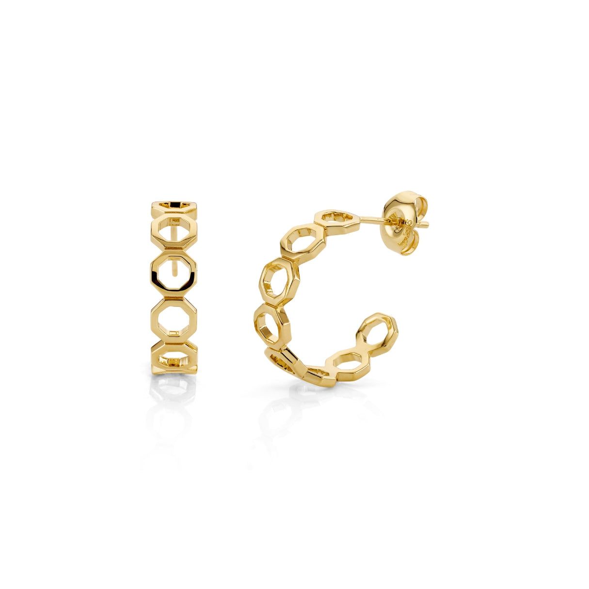 MICHAEL M Fashion Rings Octave Hoops