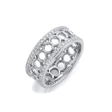 MICHAEL M Fashion Rings Octave Wide Band Ring