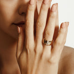 MICHAEL M Fashion Rings Orb Split Cigar Ring