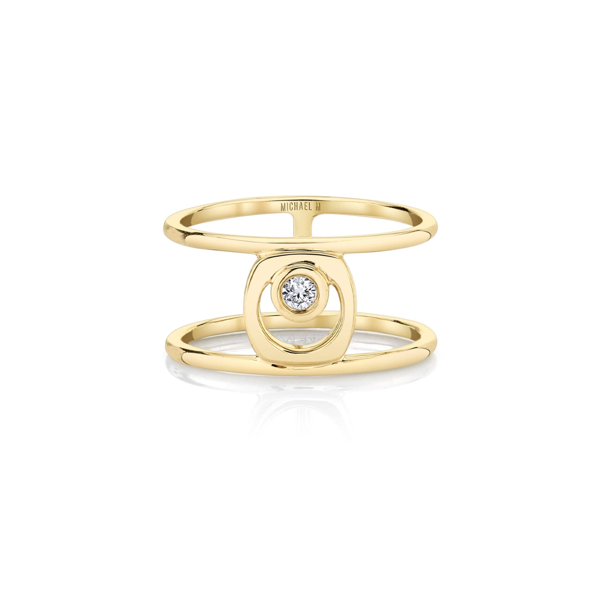 MICHAEL M Fashion Rings Signature Double Shank Ring