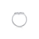 MICHAEL M Fashion Rings Tetra Chevon Ring