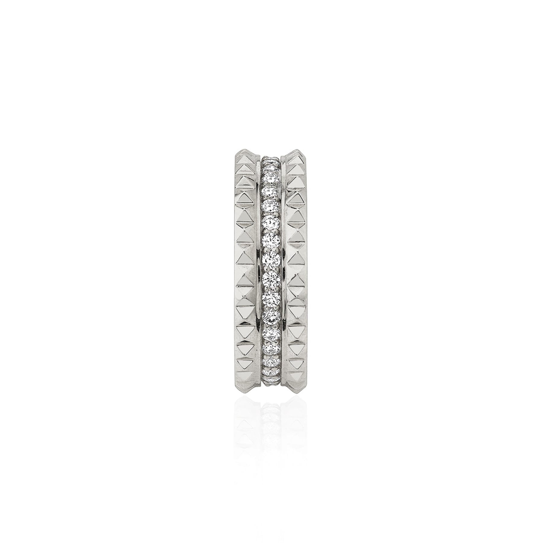 MICHAEL M Fashion Rings Tetra Pavé Band