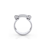 MICHAEL M Fashion Rings Two Tone Luxe Link Ring
