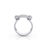 MICHAEL M Fashion Rings Two Tone Luxe Link Ring