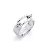 MICHAEL M Fashion Rings Two Tone Luxe Link Ring