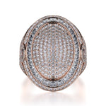 MICHAEL M High Jewelry 18K Rose Gold / 4 Diamond Champion Ring F126-RG4
