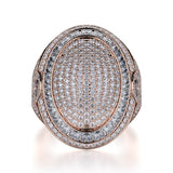 MICHAEL M High Jewelry 18K Rose Gold / 4 Diamond Champion Ring F126-RG4