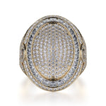 MICHAEL M High Jewelry 18K Yellow Gold / 4 Diamond Champion Ring F126-YG4