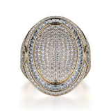 MICHAEL M High Jewelry 18K Yellow Gold / 4 Diamond Champion Ring F126-YG4