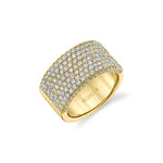 MICHAEL M High Jewelry 18K Yellow Gold / 6.5 Europa Grand Pavé Band