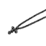 MICHAEL M High Jewelry Black Diamond Black Diamond Cross and Necklace P212