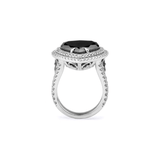 MICHAEL M High Jewelry Black Diamond Pear Ring