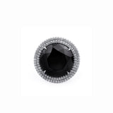 MICHAEL M High Jewelry Black Diamond Round Ring