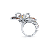 MICHAEL M High Jewelry Cognac Blossom Ring F199
