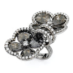 MICHAEL M High Jewelry Double Flower Ring
