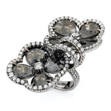 MICHAEL M High Jewelry Double Flower Ring