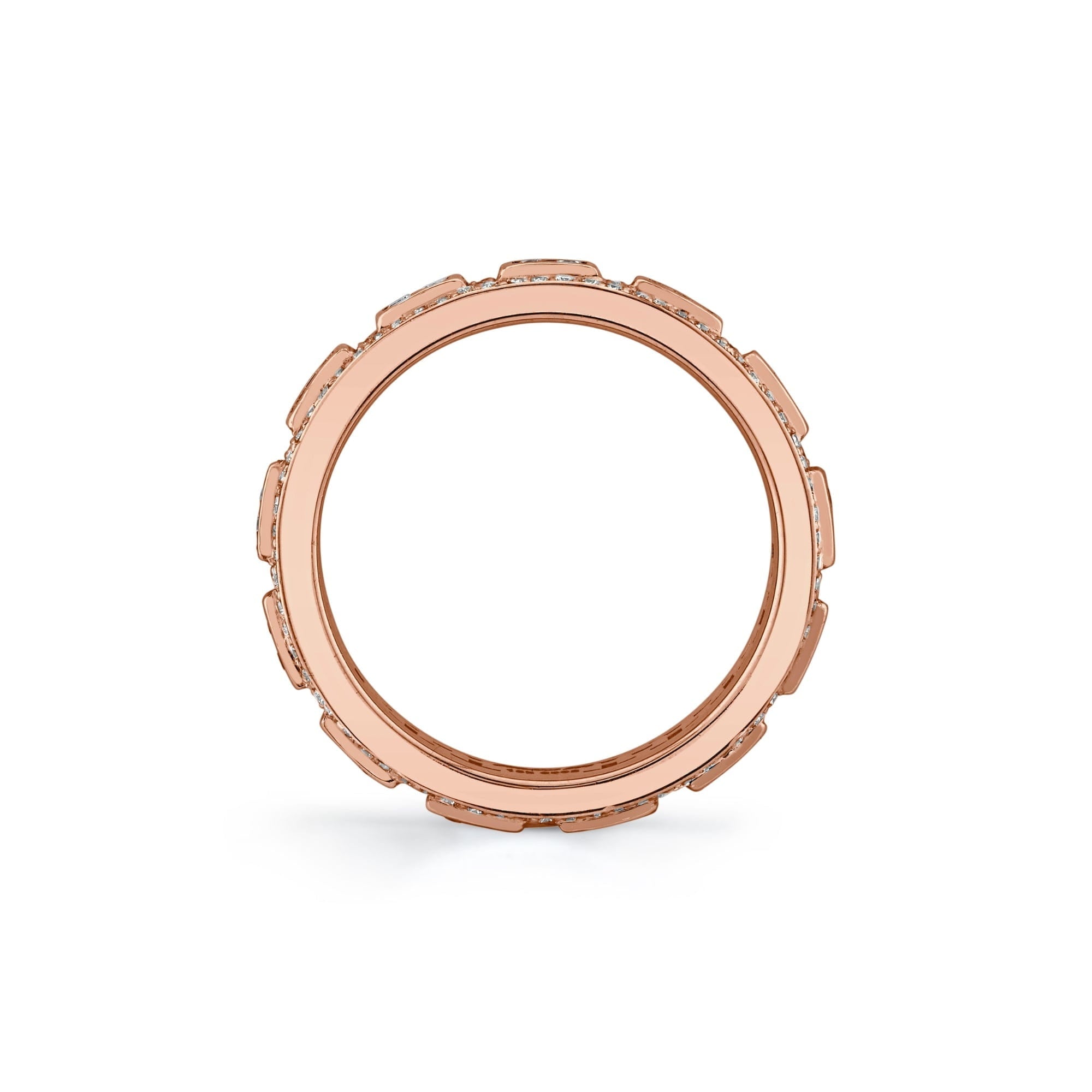 MICHAEL M High Jewelry Europa Geo Pavé Band