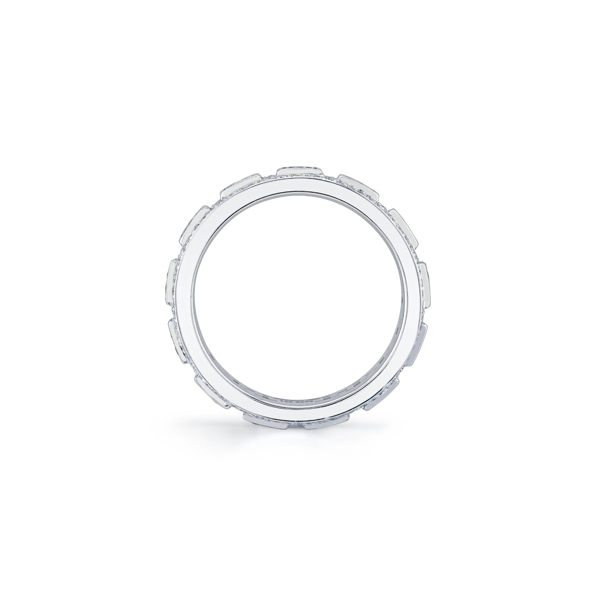 MICHAEL M High Jewelry Europa Geo Pavé Band