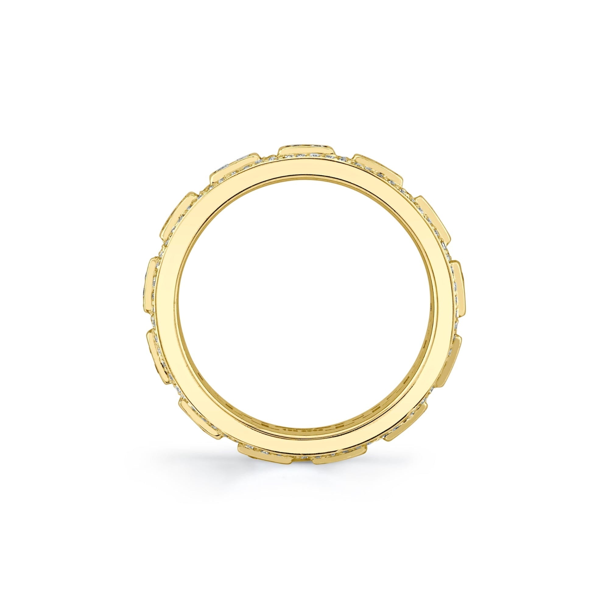 MICHAEL M High Jewelry Europa Geo Pavé Band