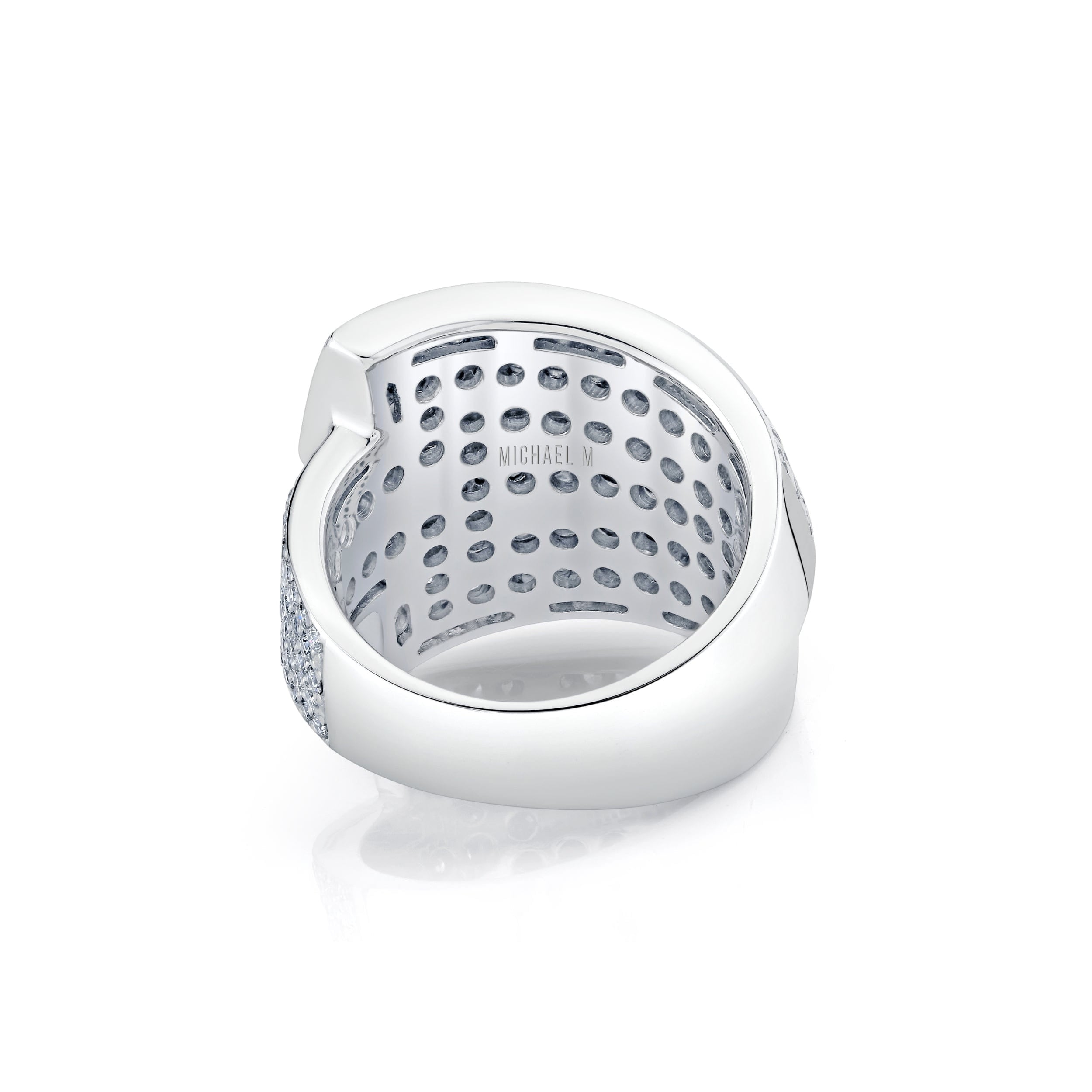 MICHAEL M High Jewelry Europa Interlock Pavé Band