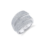 MICHAEL M High Jewelry Europa Interlock Pavé Band