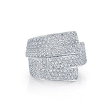 MICHAEL M High Jewelry Europa Interlock Pavé Band