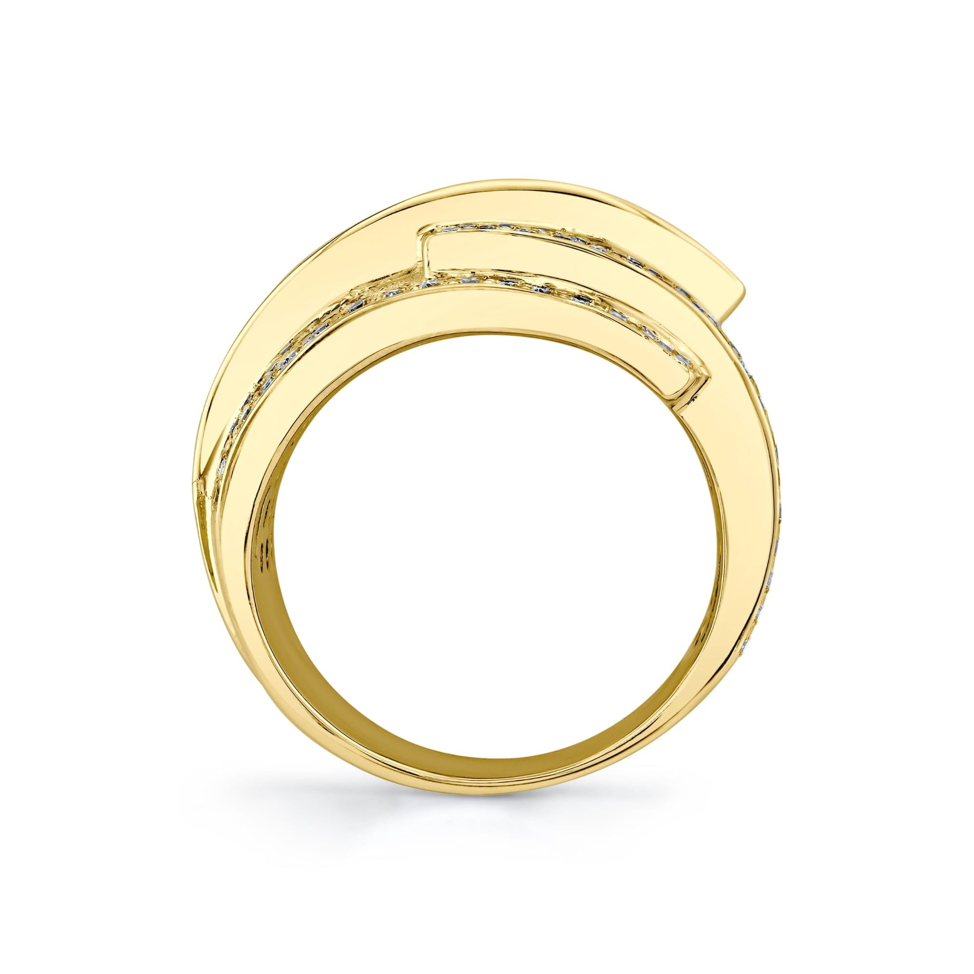 MICHAEL M High Jewelry Europa Interlock Pavé Band