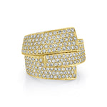 MICHAEL M High Jewelry Europa Interlock Pavé Band