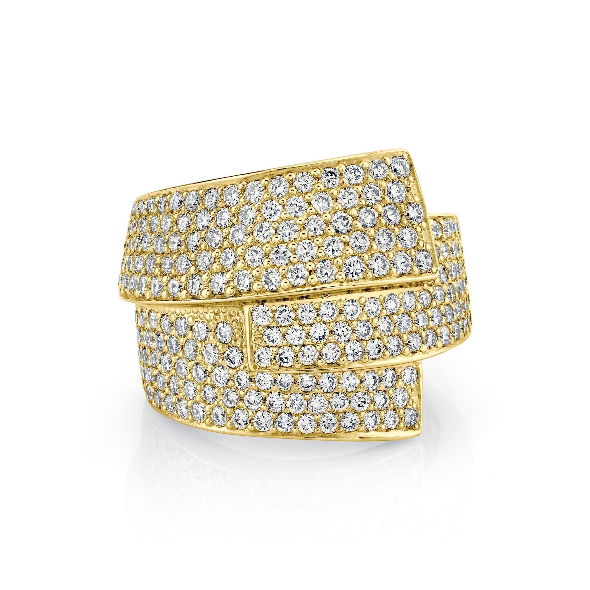 MICHAEL M High Jewelry Europa Interlock Pavé Band