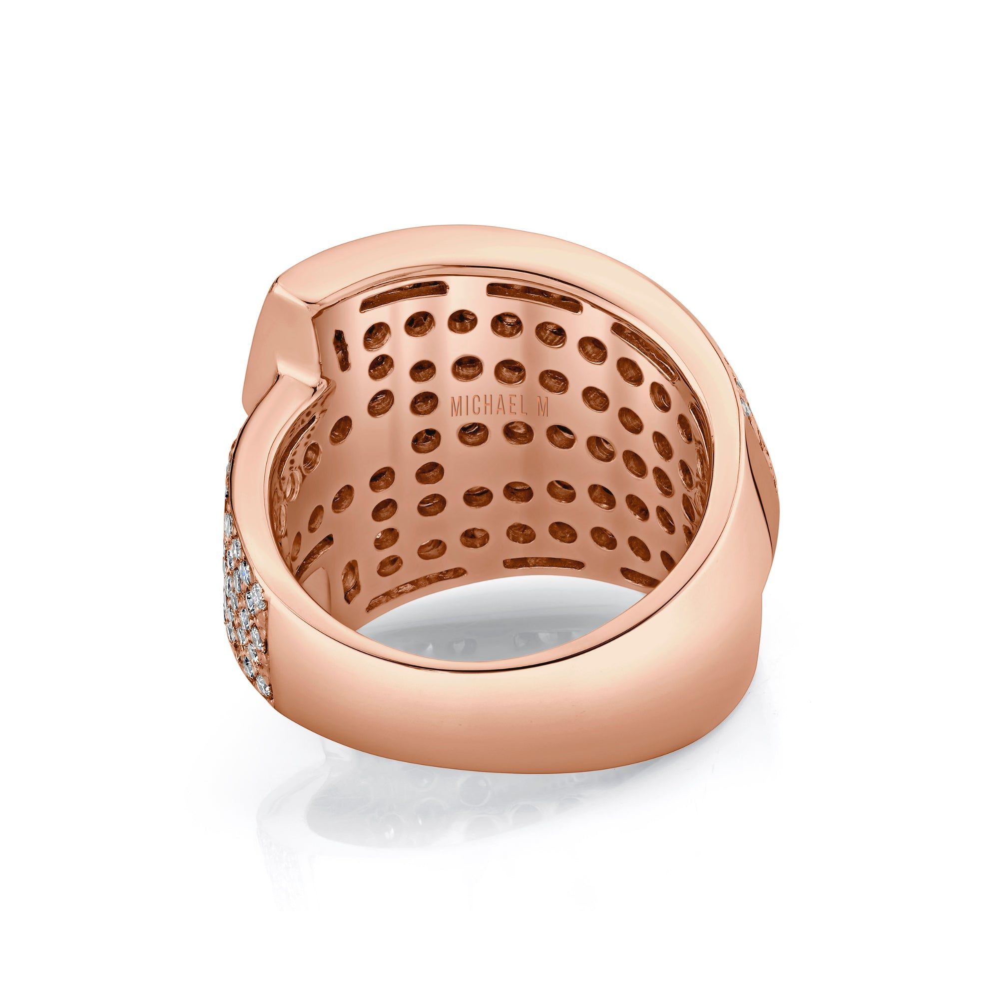 MICHAEL M High Jewelry Europa Interlock Pavé Band