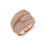 MICHAEL M High Jewelry Europa Interlock Pavé Band
