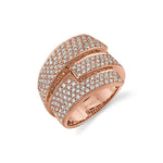 MICHAEL M High Jewelry Europa Interlock Pavé Band