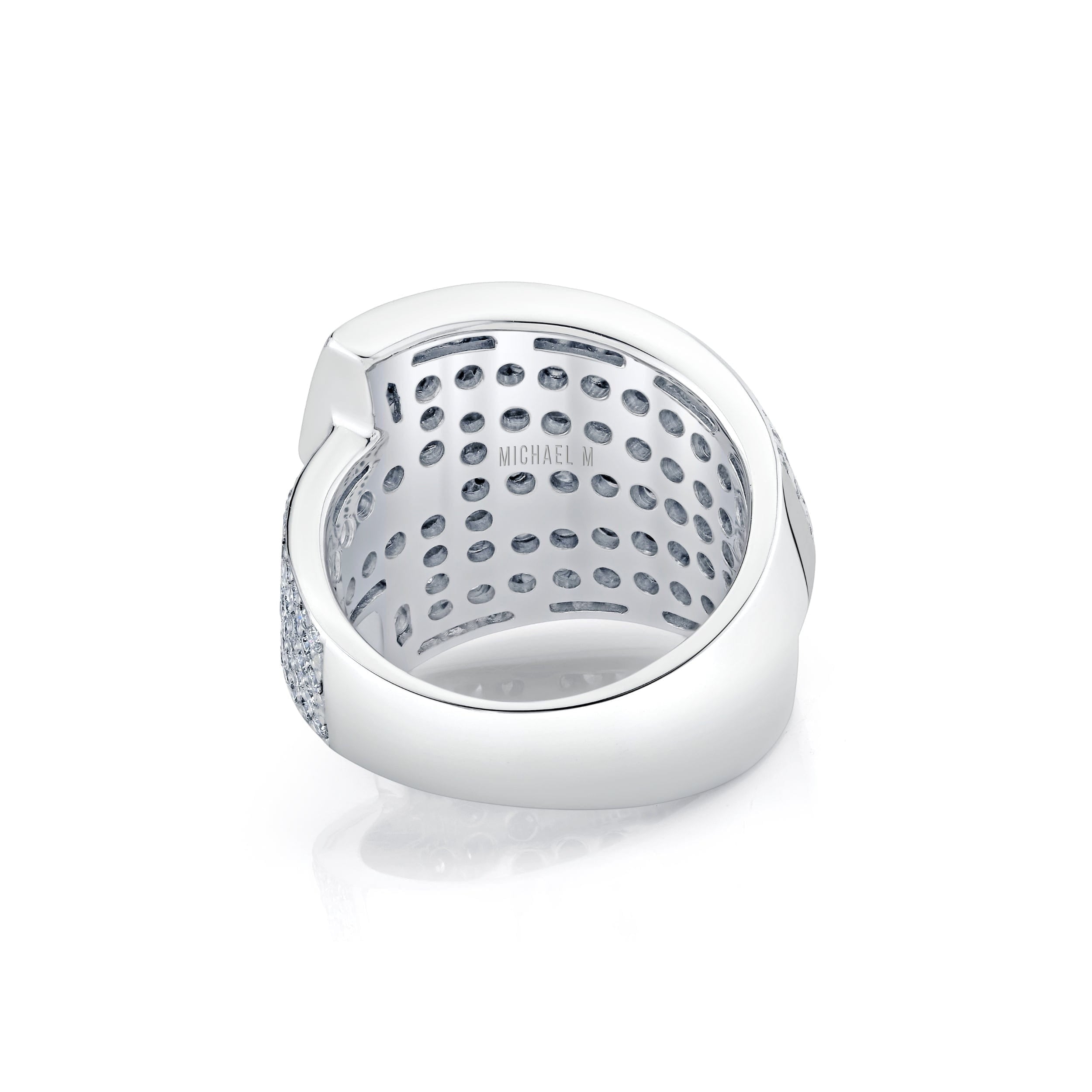 MICHAEL M High Jewelry Europa Interlock Pavé Band