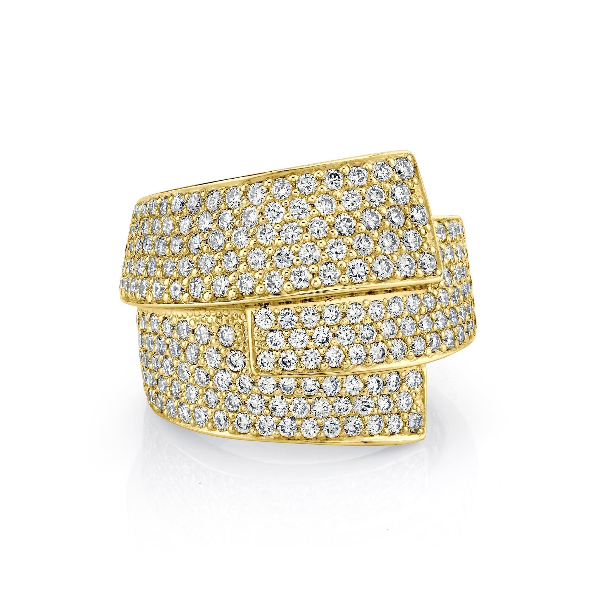 MICHAEL M High Jewelry Europa Interlock Pavé Band