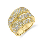 MICHAEL M High Jewelry Europa Interlock Pavé Band
