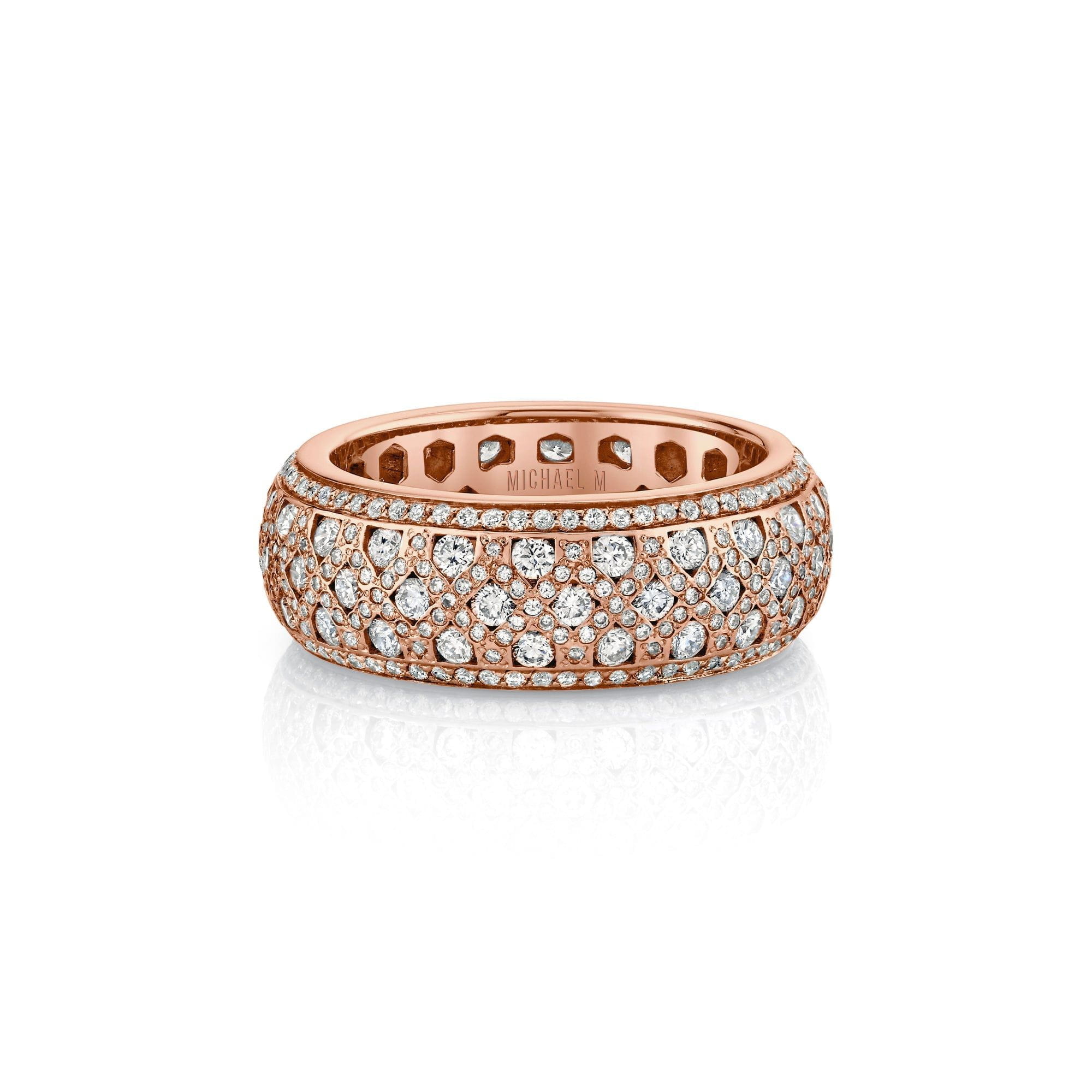 MICHAEL M High Jewelry Europa Mosaic Pavé Band