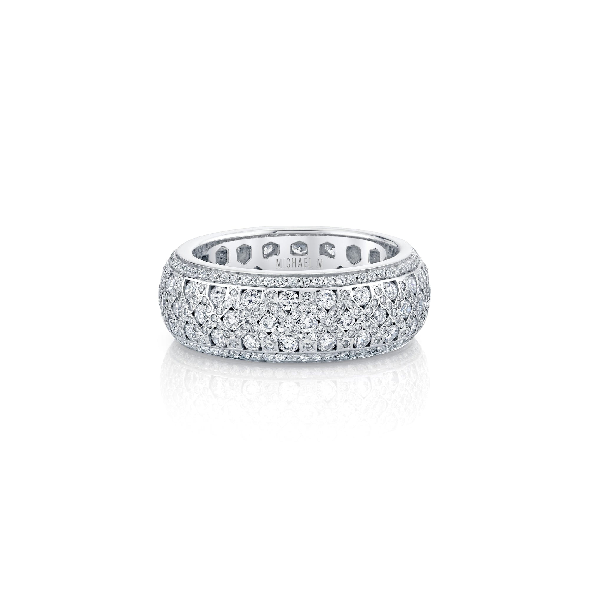 MICHAEL M High Jewelry Europa Mosaic Pavé Band