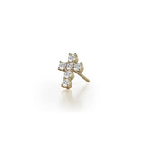 MICHAEL M High Jewelry Mini Diamond Cross Earrings