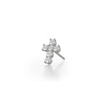 MICHAEL M High Jewelry Mini Diamond Cross Earrings