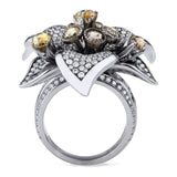 MICHAEL M High Jewelry Multi-Colored Flower Ring