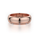MICHAEL M Men's 14K Rose Gold / 7 Men's Band MB105 MB-105RG14K